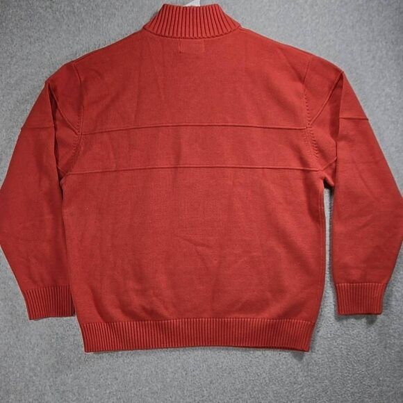 Pendleton Sweater 1/4 Zip Cotton Made In Japan Large - Picture 5 of 11